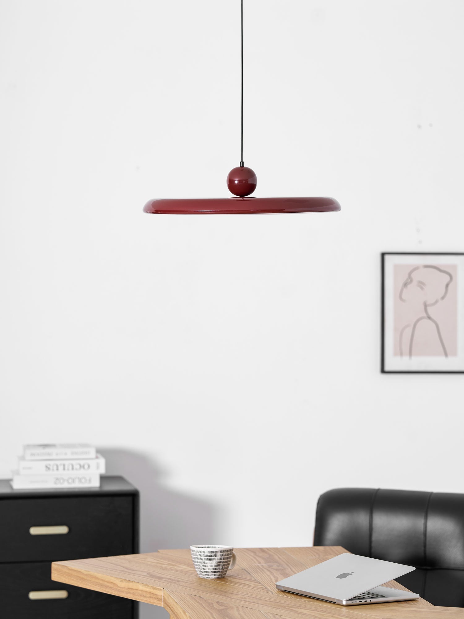 Lampa wisząca okrągła Karkoon