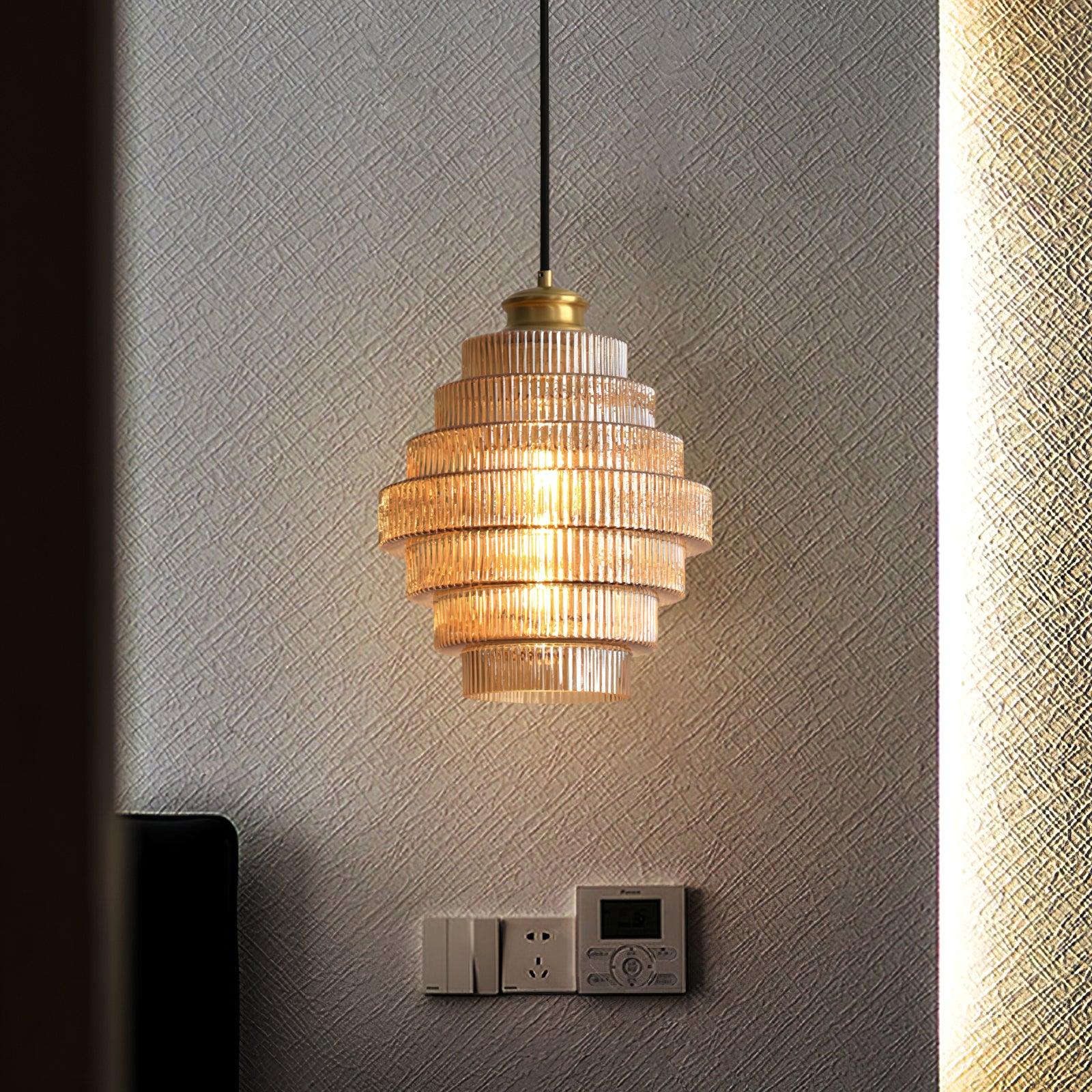 Lampa wisząca ryflowana Viken
