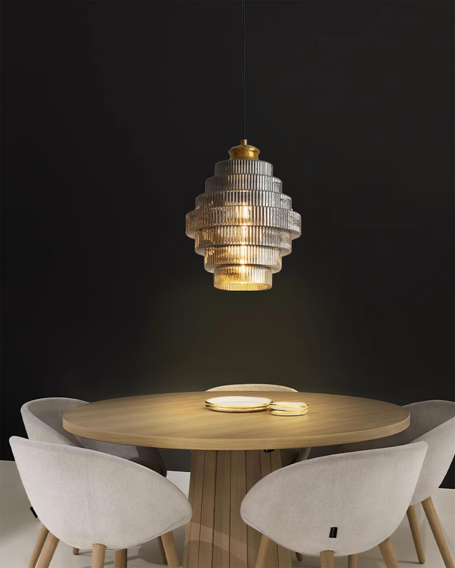 Lampa wisząca ryflowana Velva