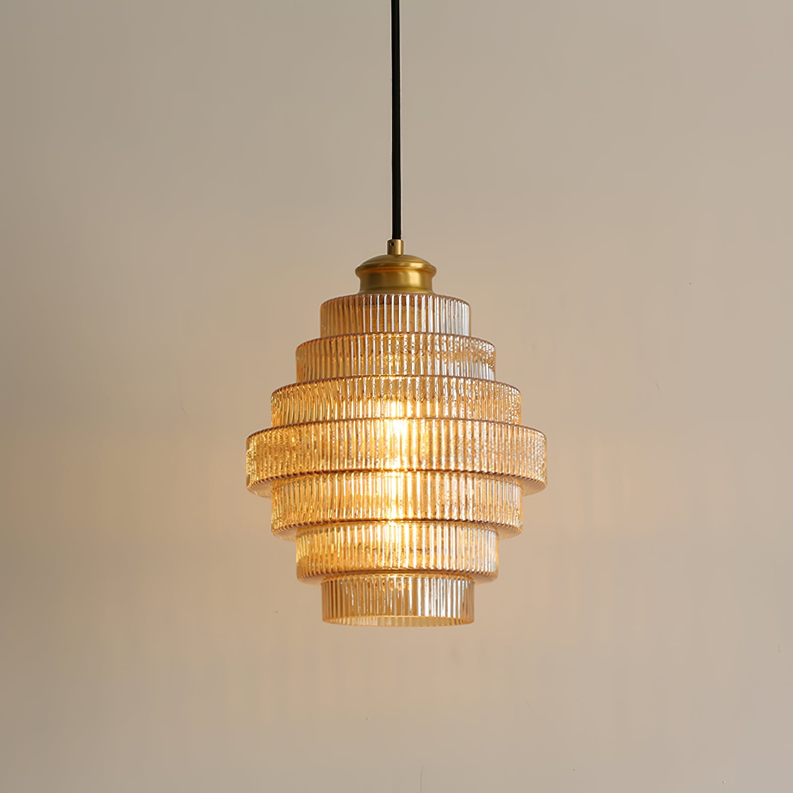 Lampa wisząca ryflowana Velva