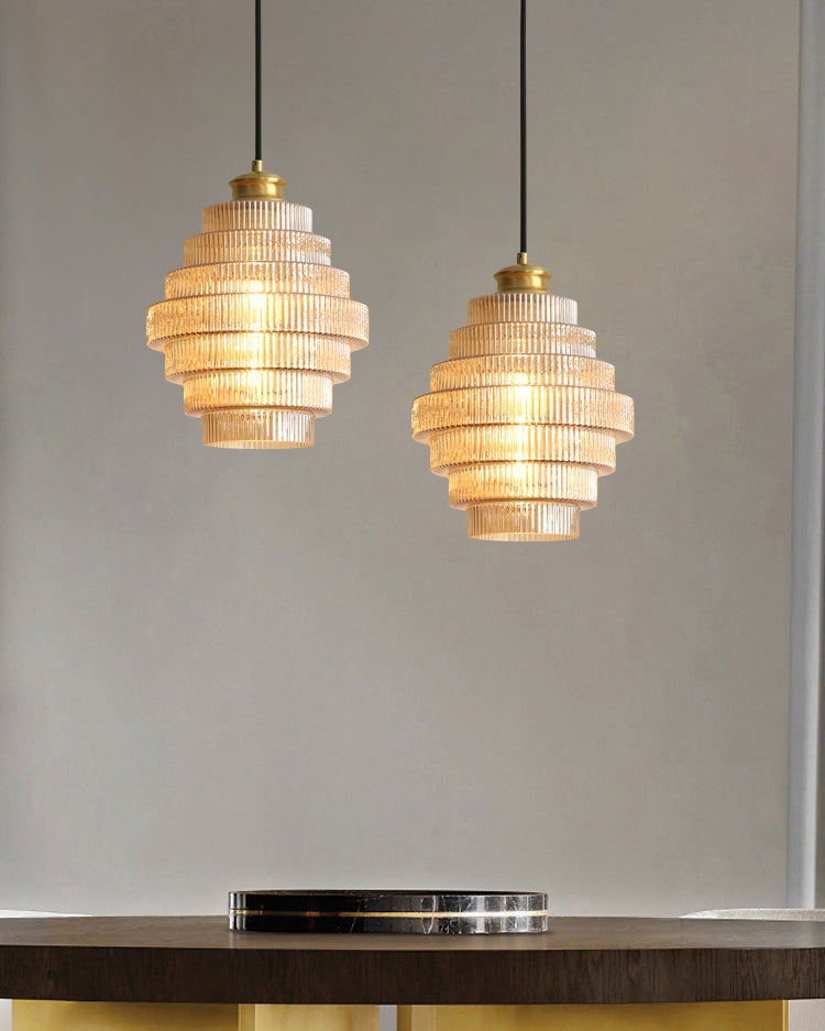 Lampa wisząca ryflowana Velva