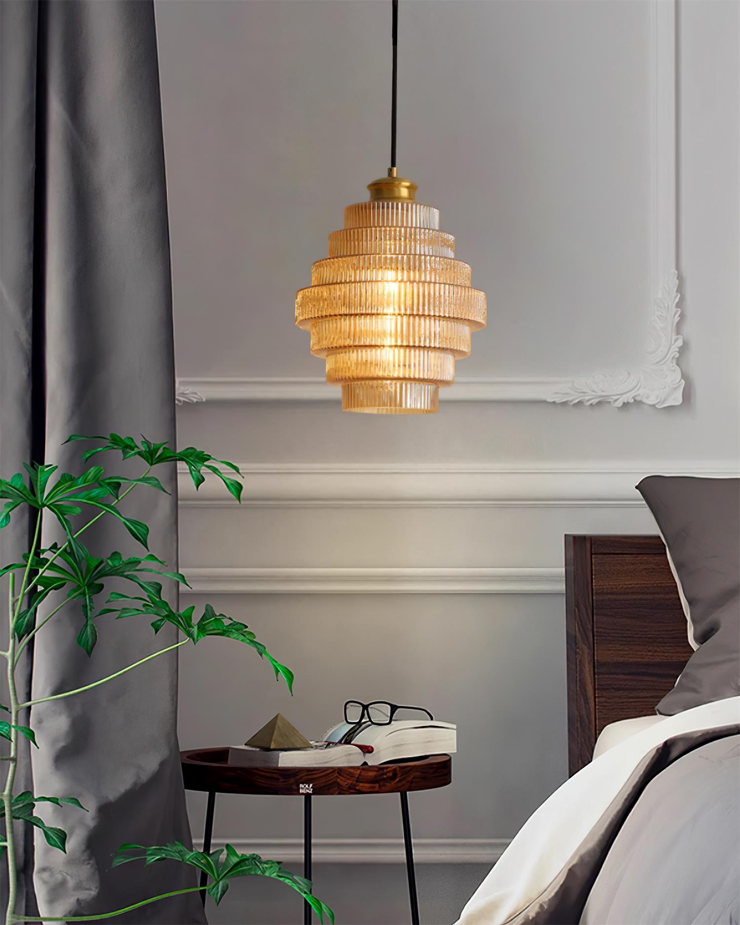Lampa wisząca ryflowana Velva