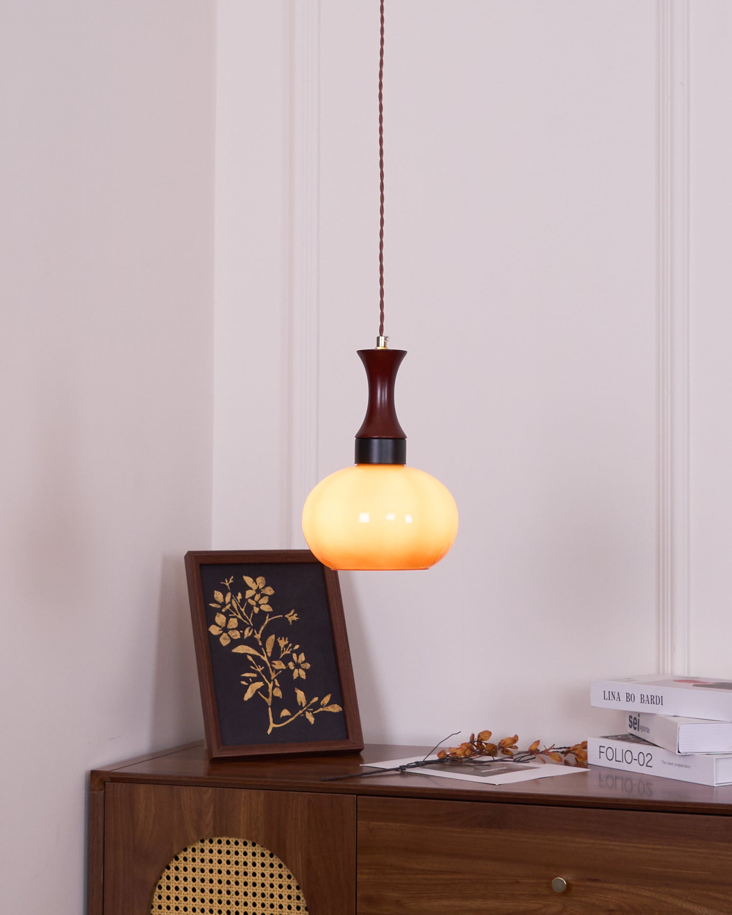 Lampa wisząca tubowa Mikan