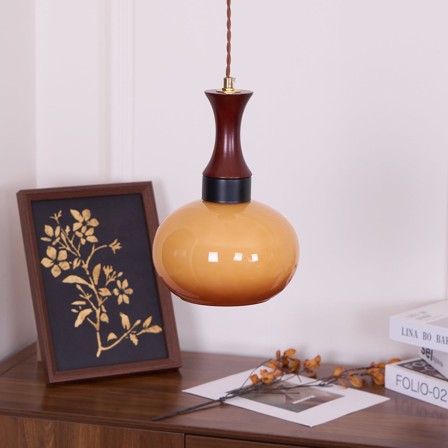 Lampa wisząca tubowa Mikan