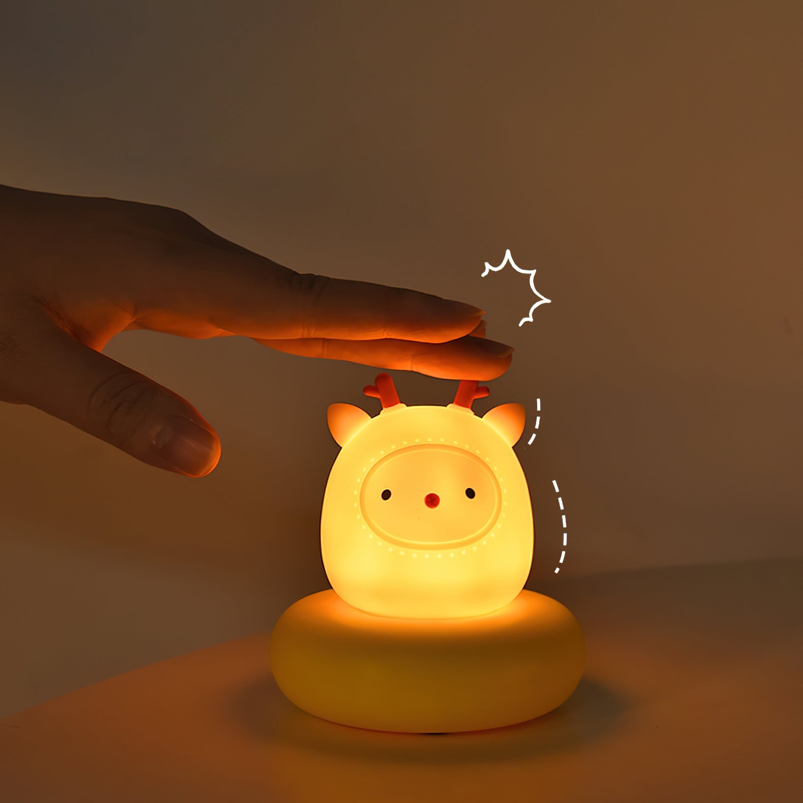 Lampa stołowa grzybkowa Elalen