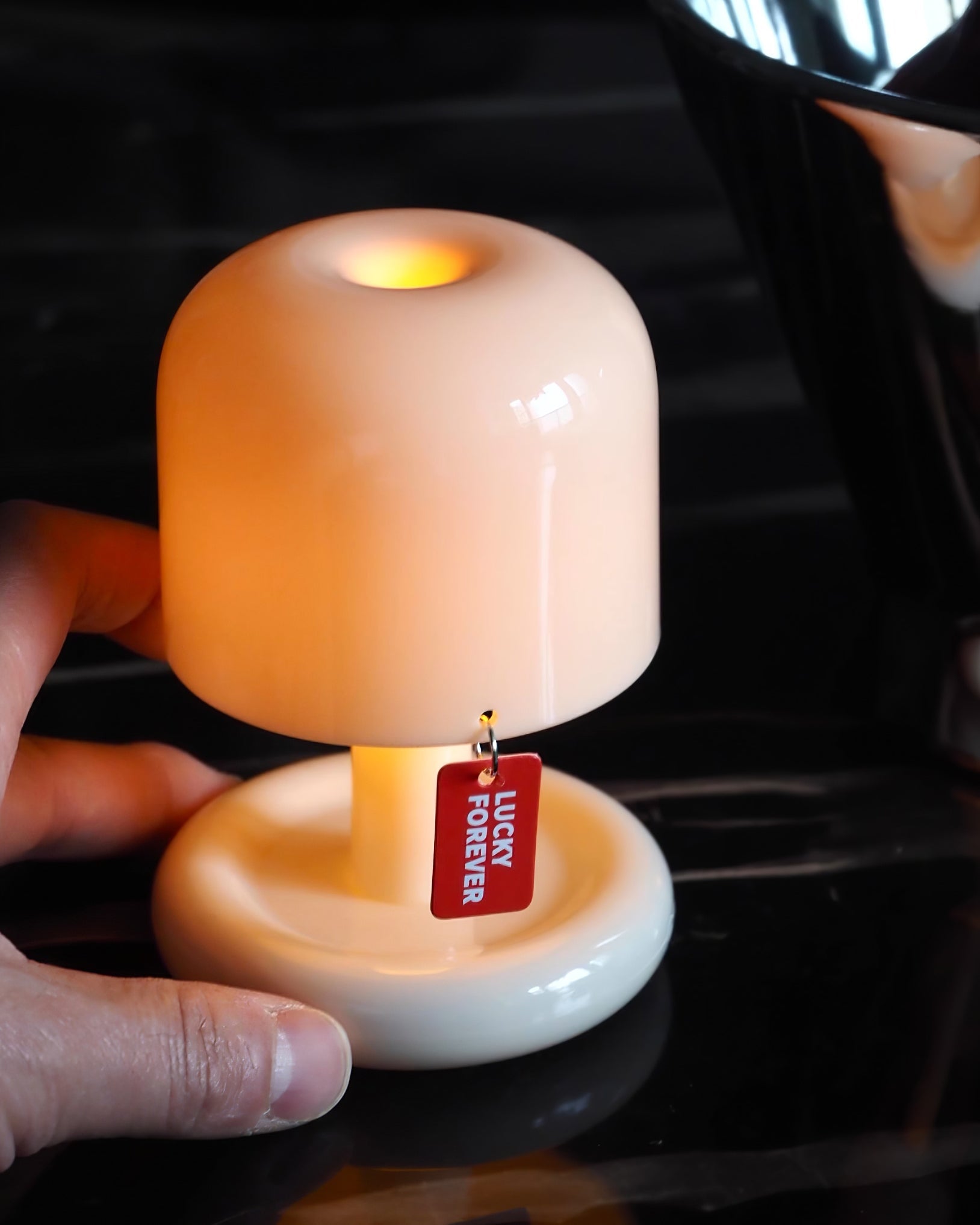 Lampa stołowa grzybkowa Elalen
