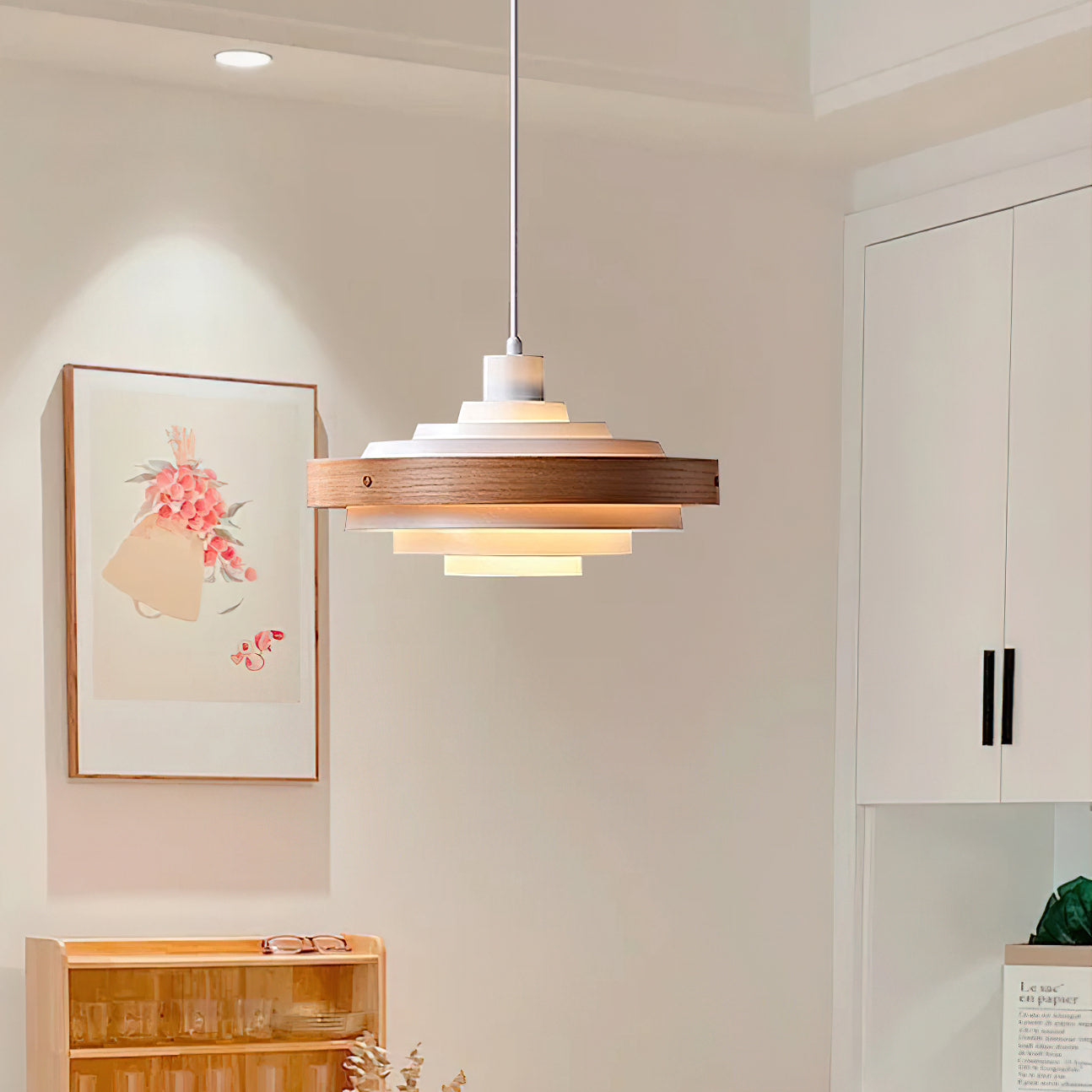 Lampa wisząca okrągła Zanvik