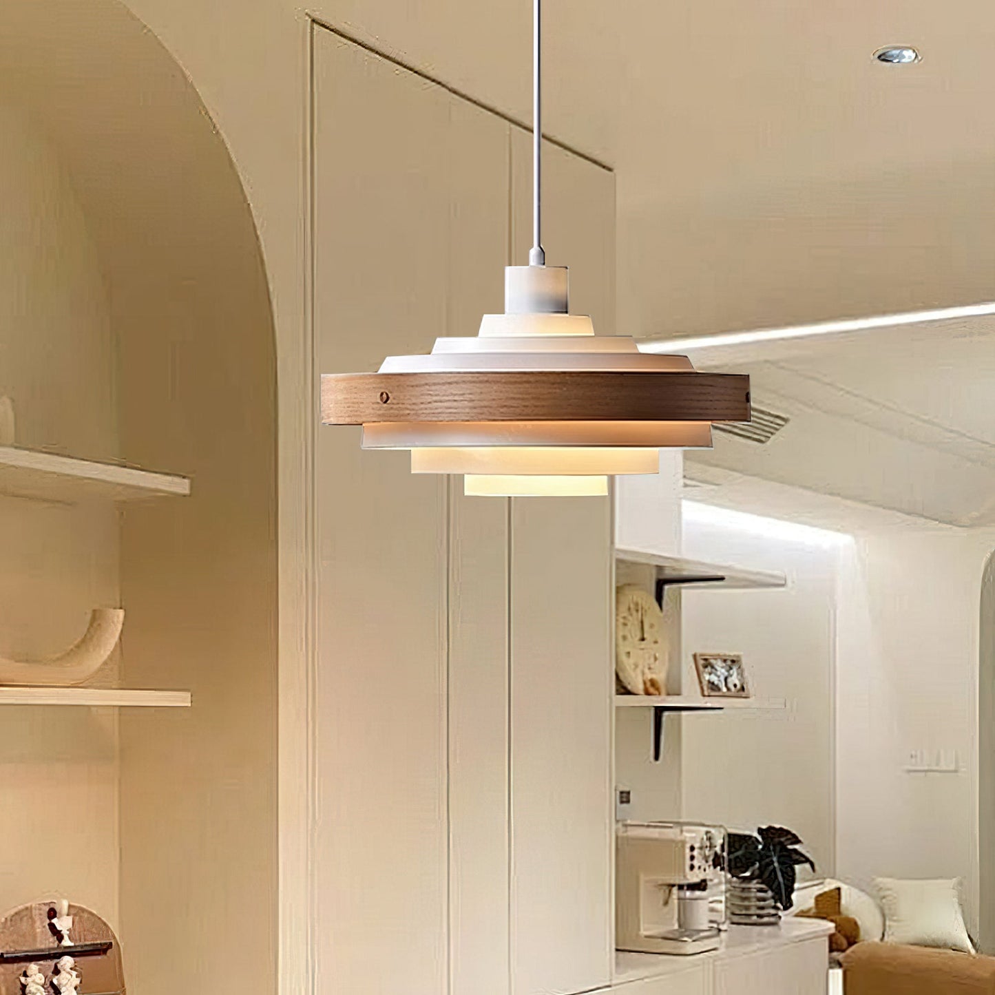 Lampa wisząca okrągła Zanvik