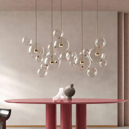 Lampa wisząca kulista Zanri