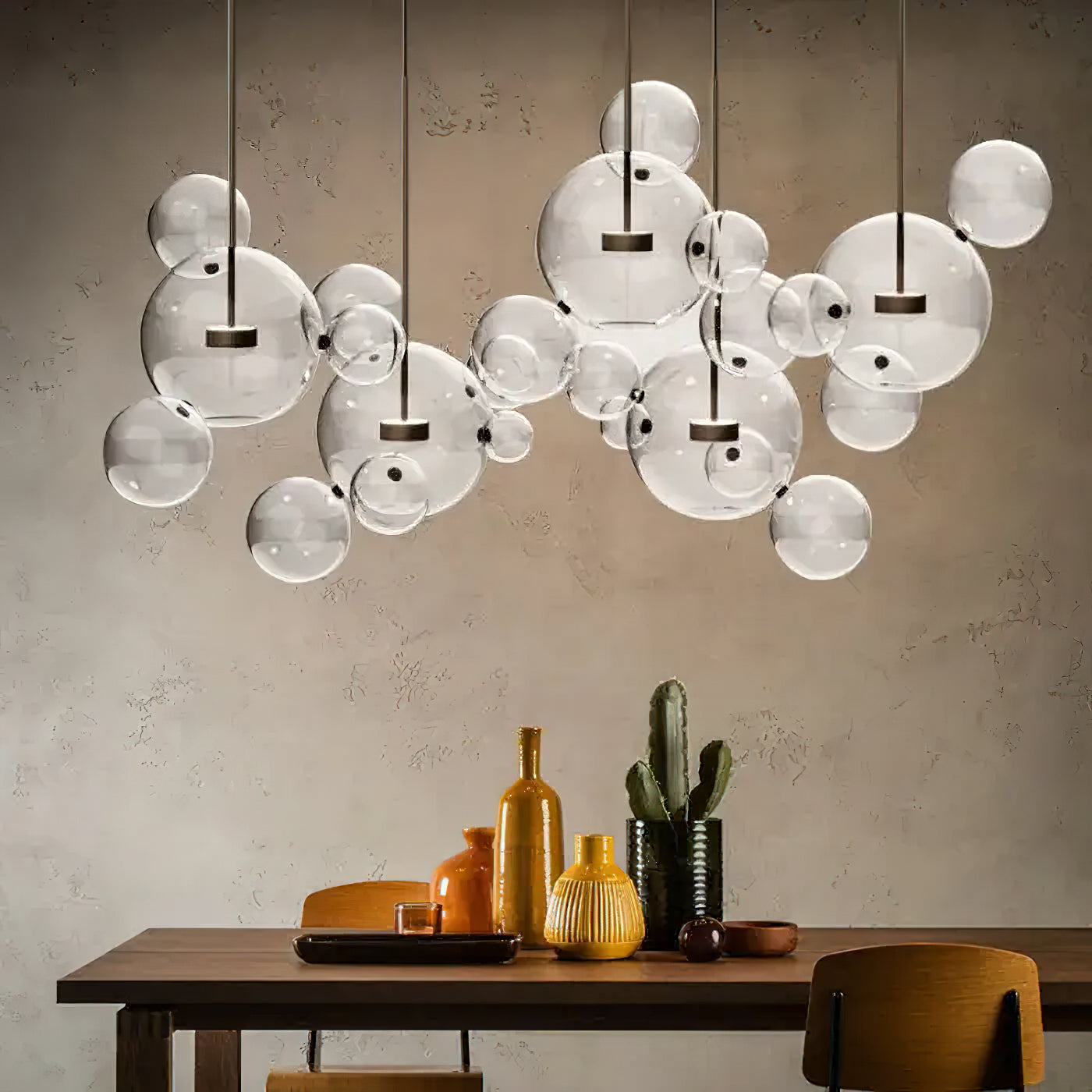 Lampa wisząca kulista Zanri