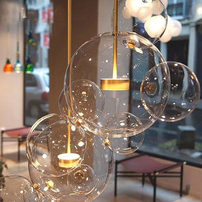 Lampa wisząca kulista Zanri