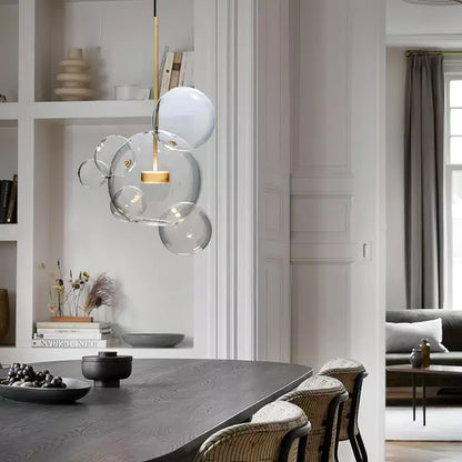Lampa wisząca kulista Zanri