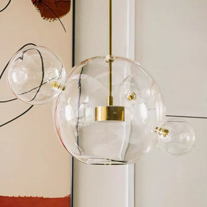 Lampa wisząca kulista Zanri