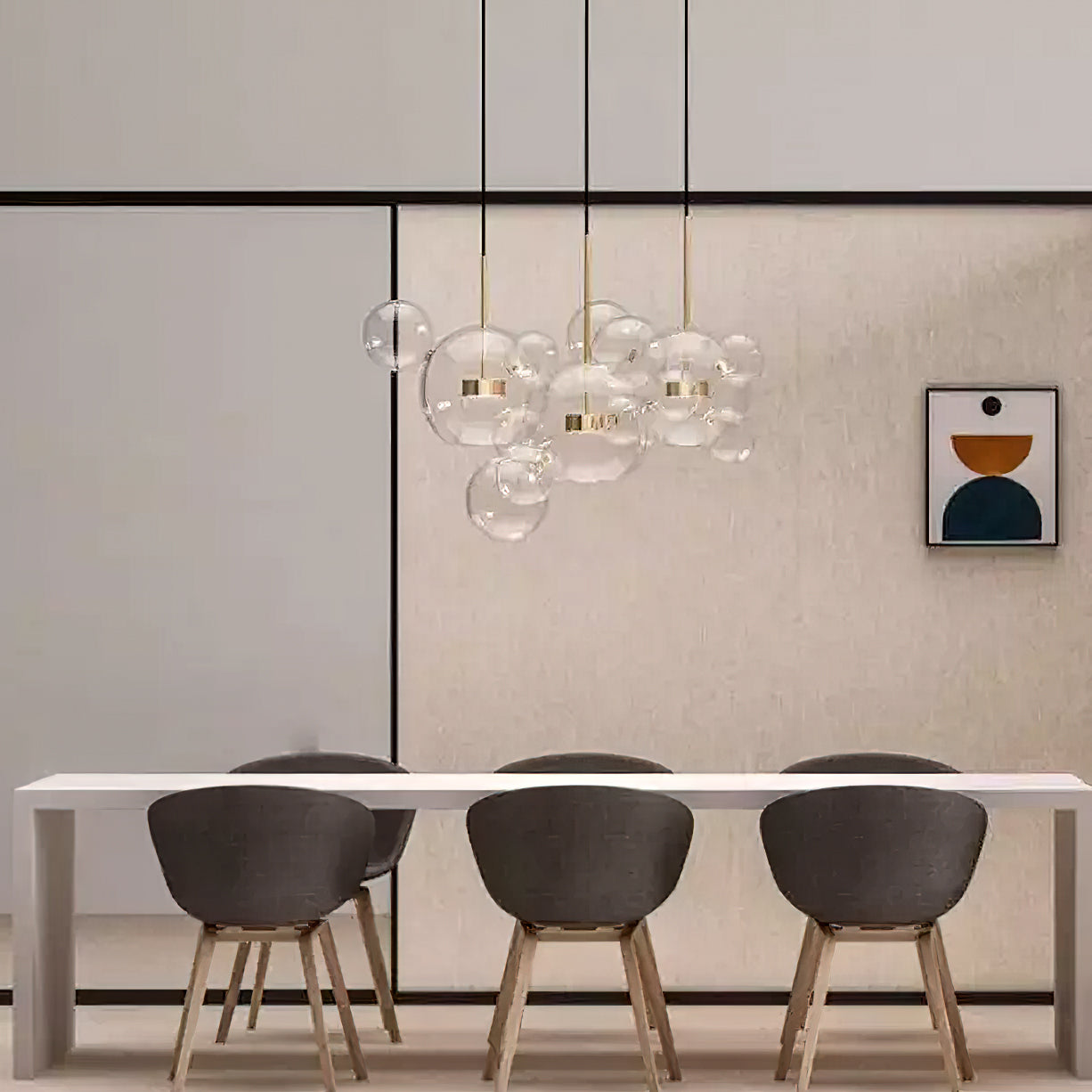 Lampa wisząca kulista Zanri