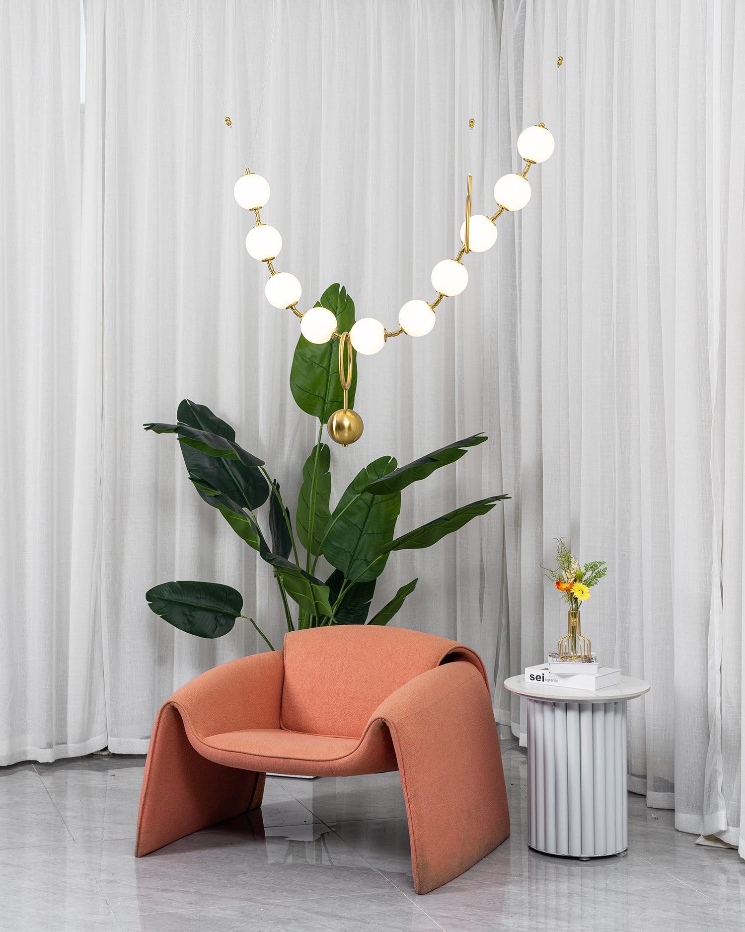 Lampa wisząca kulista Stanaldan
