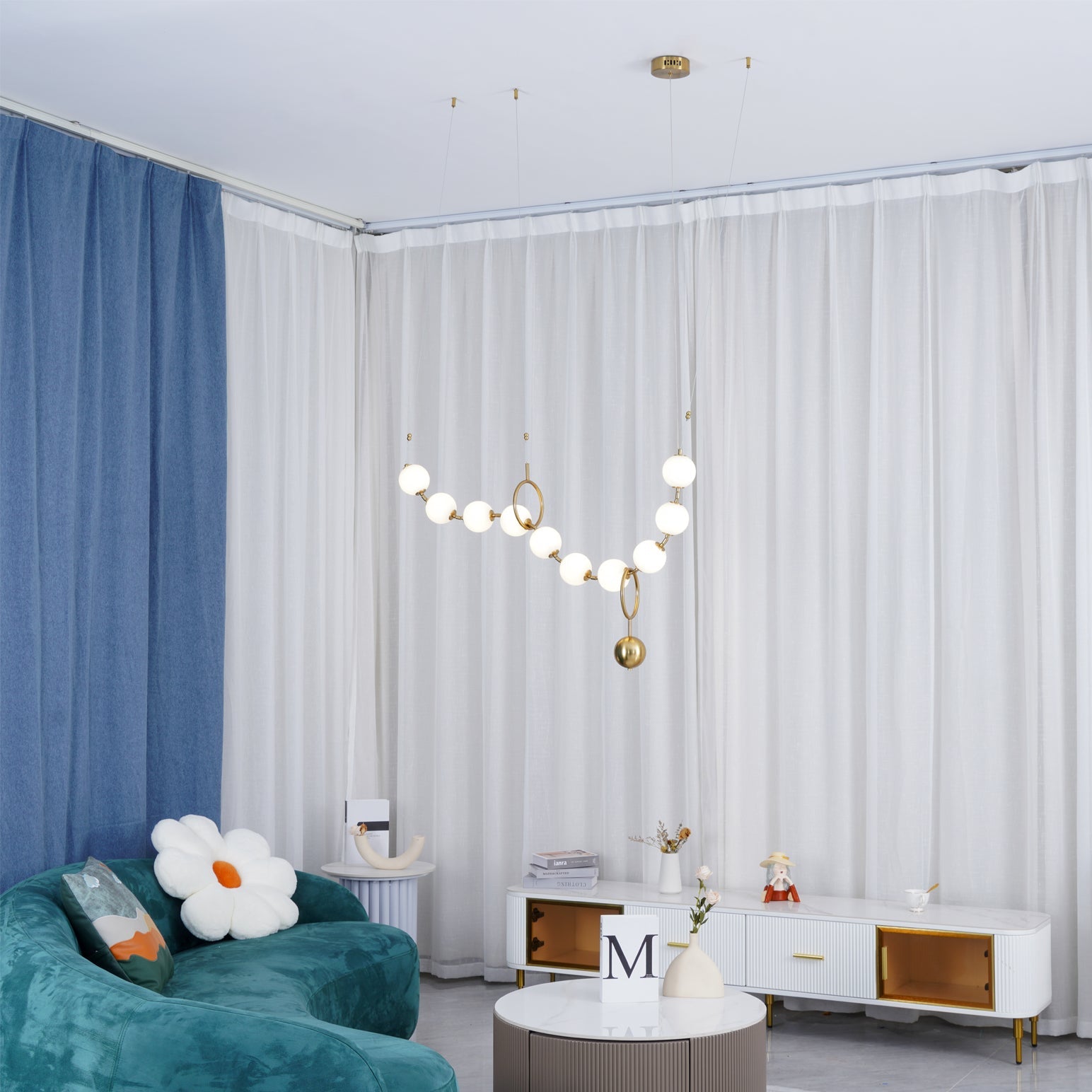Lampa wisząca kulista Stanaldan