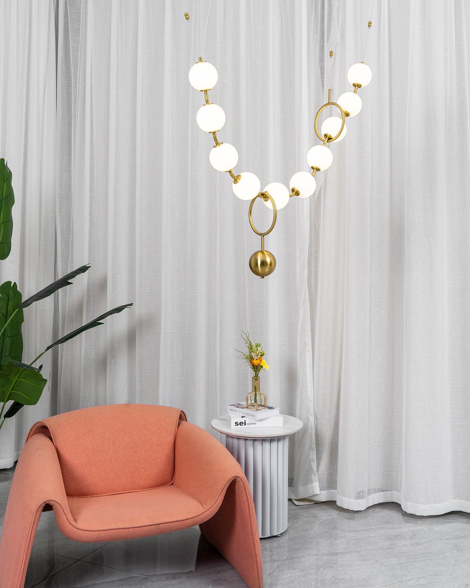 Lampa wisząca kulista Stanaldan