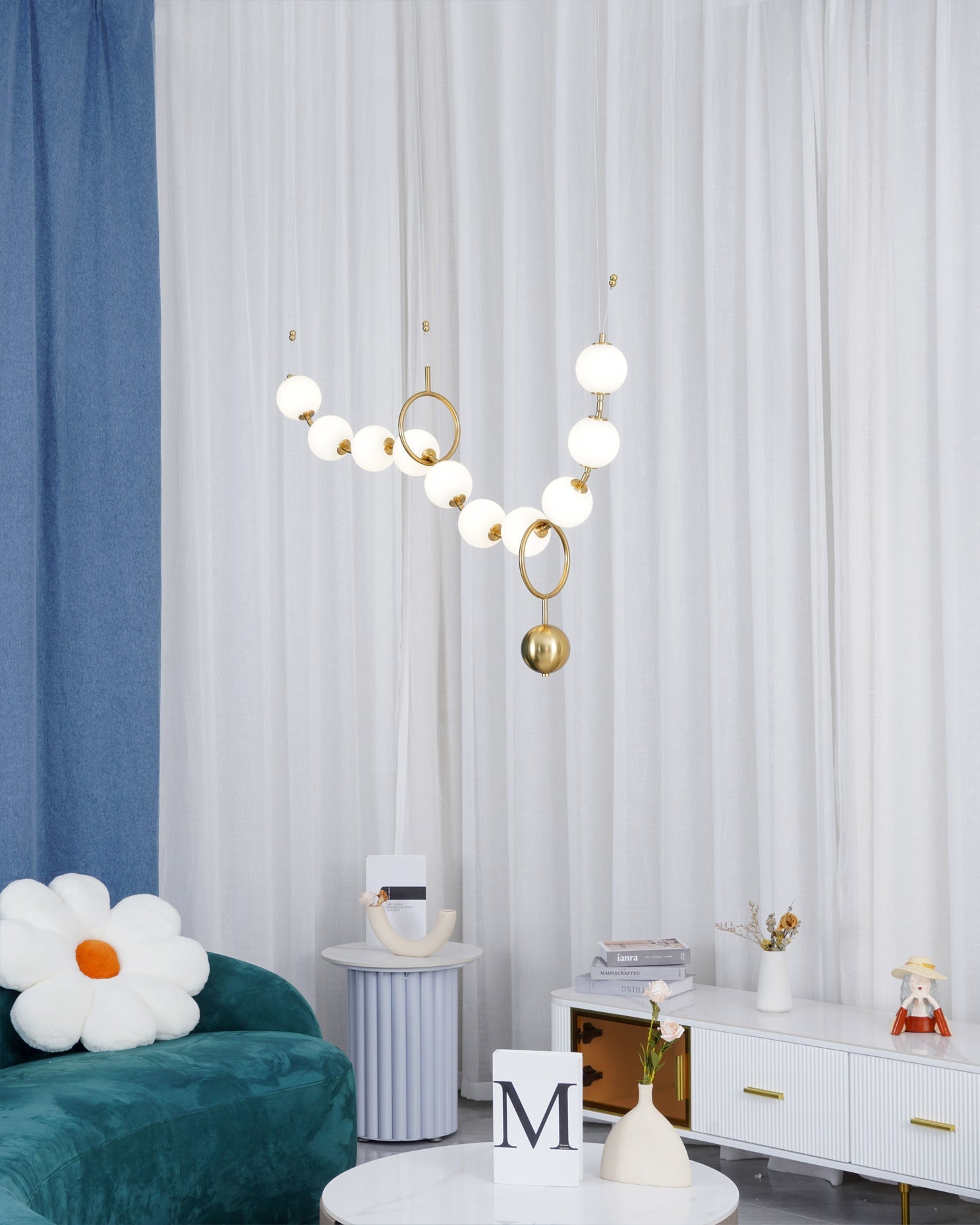 Lampa wisząca kulista Stanaldan