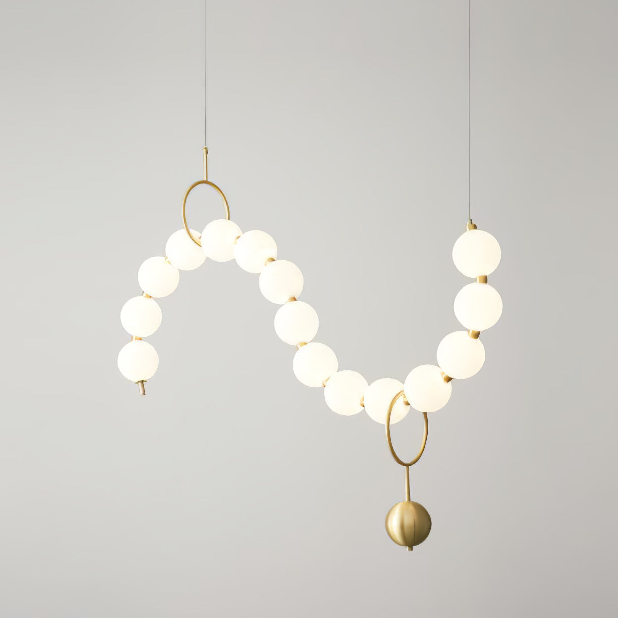 Lampa wisząca kulista Stanaldan