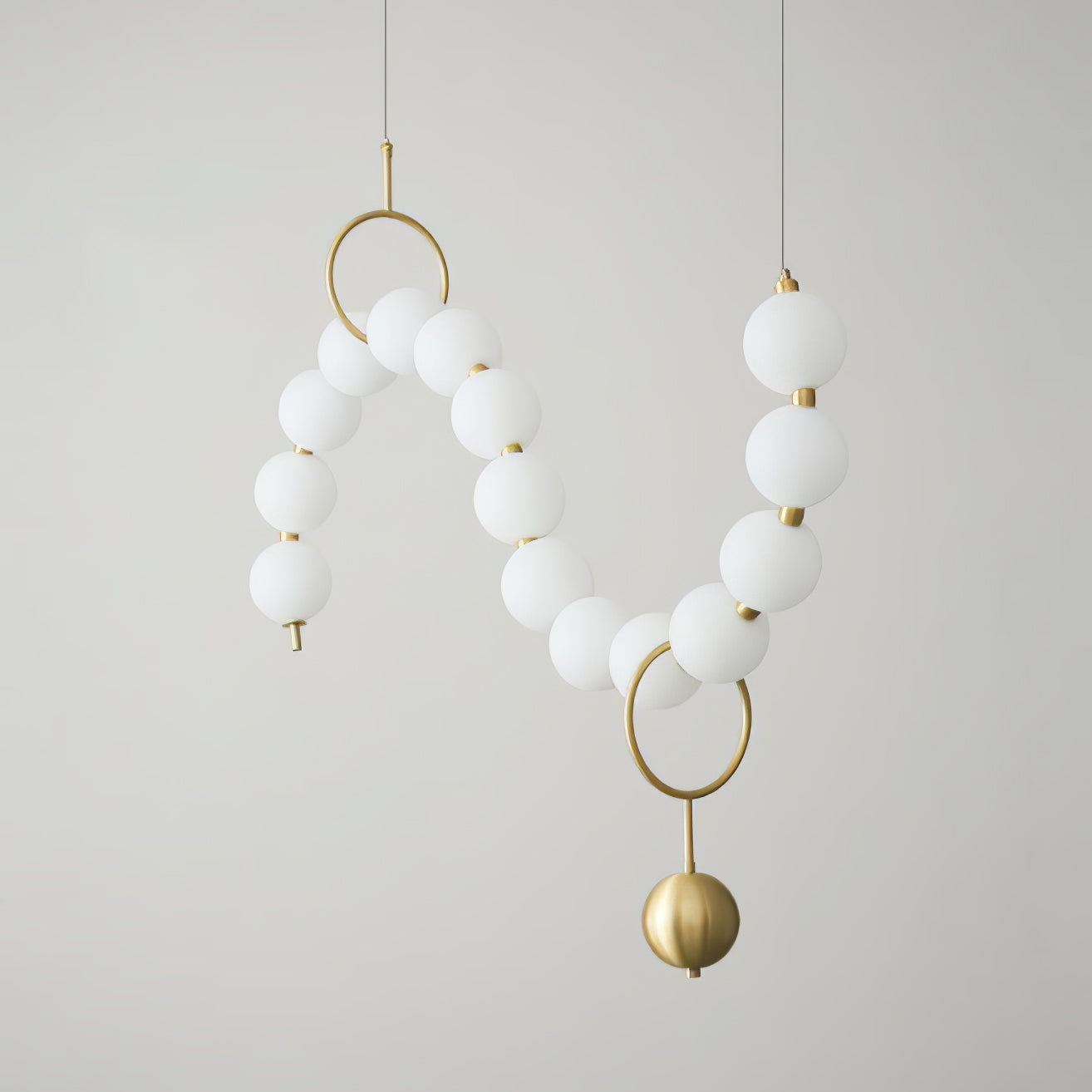 Lampa wisząca kulista Stanaldan
