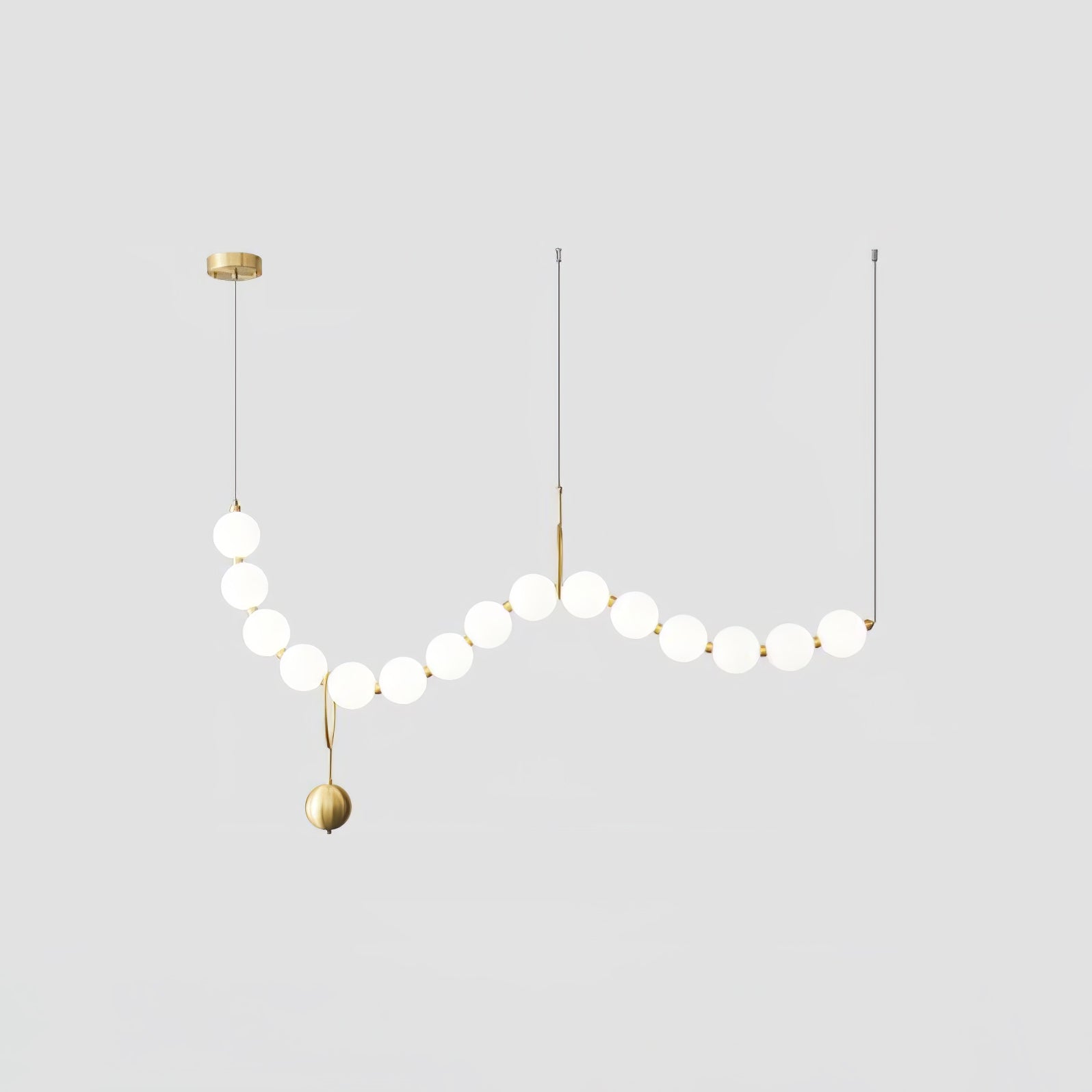 Lampa wisząca kulista Stanaldan