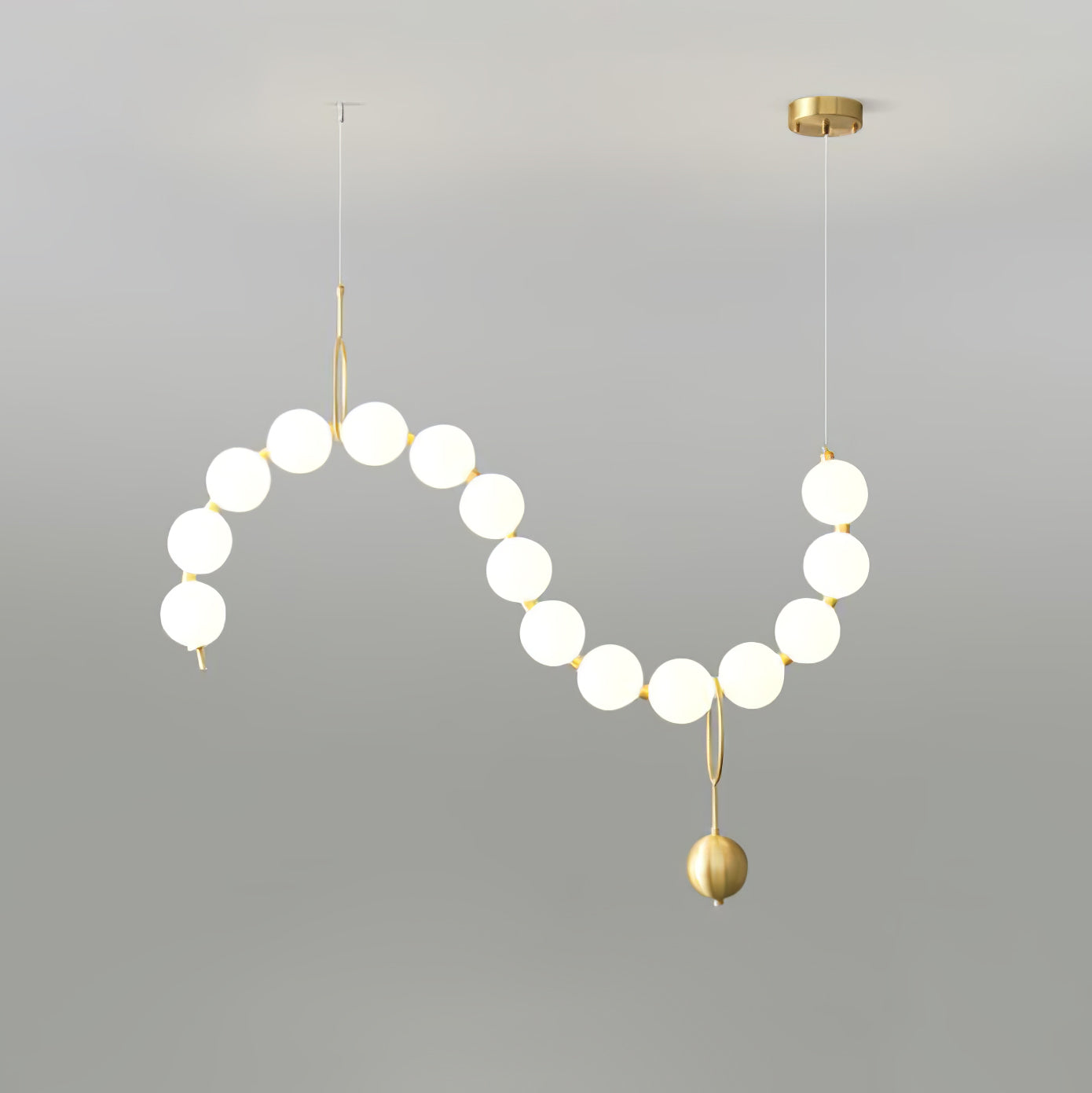 Lampa wisząca kulista Stanaldan