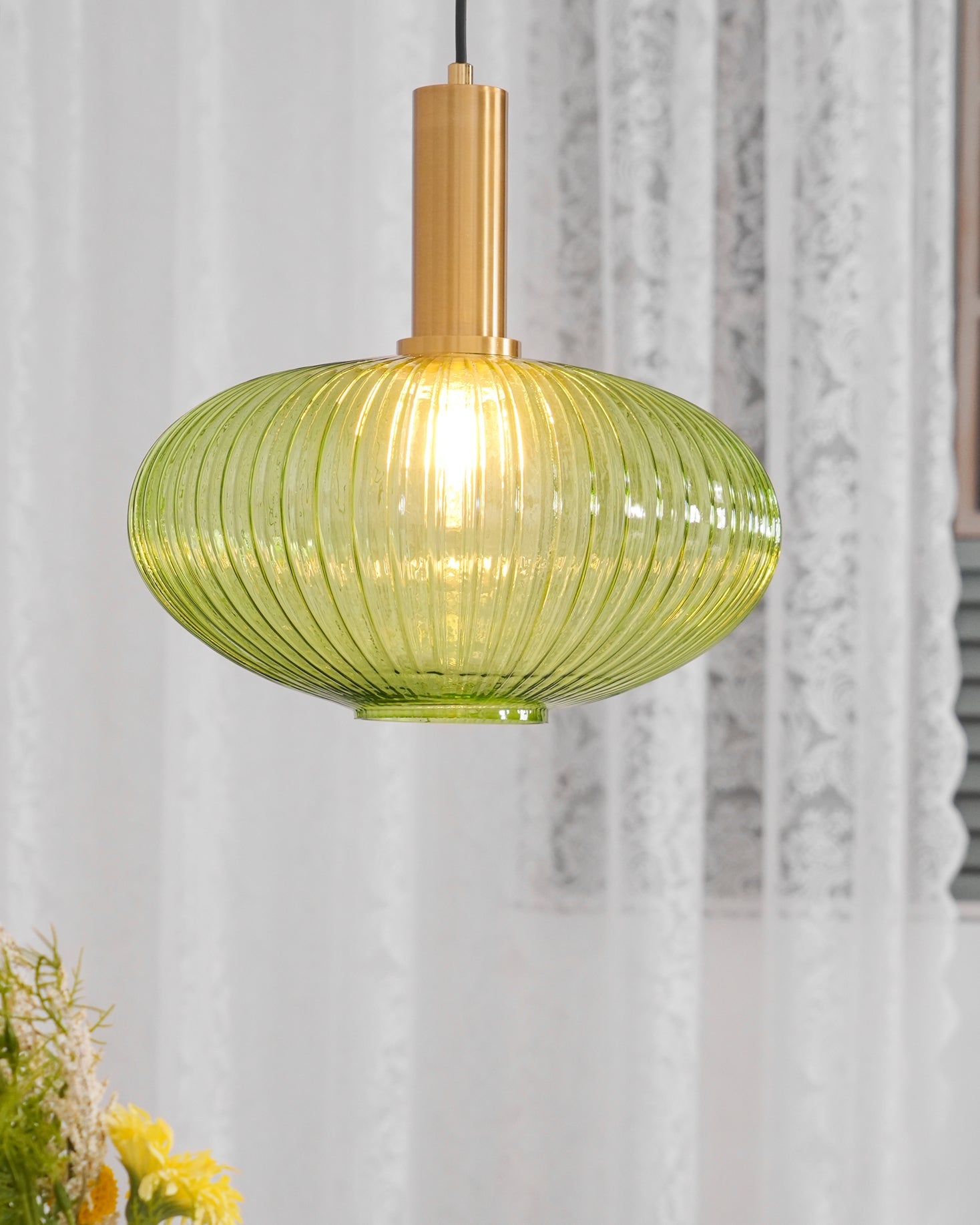 Lampa wisząca ryflowana Elma