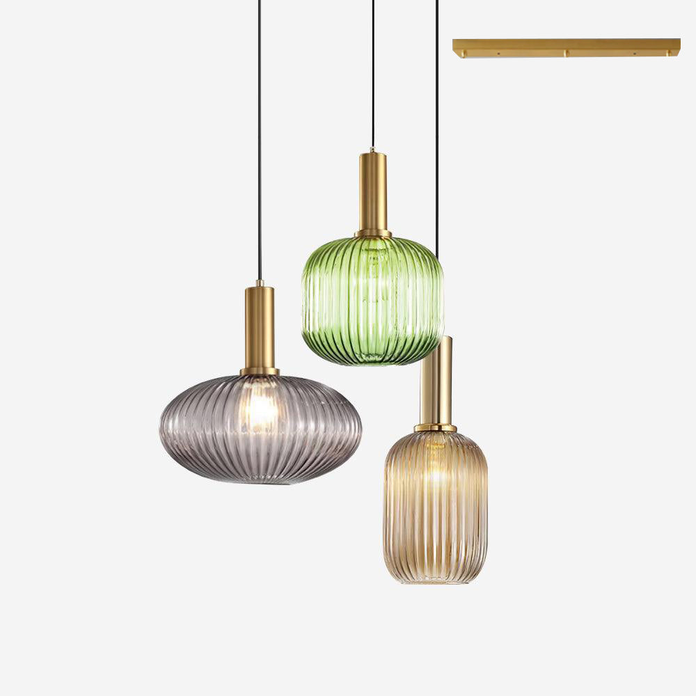 Lampa wisząca ryflowana Elma