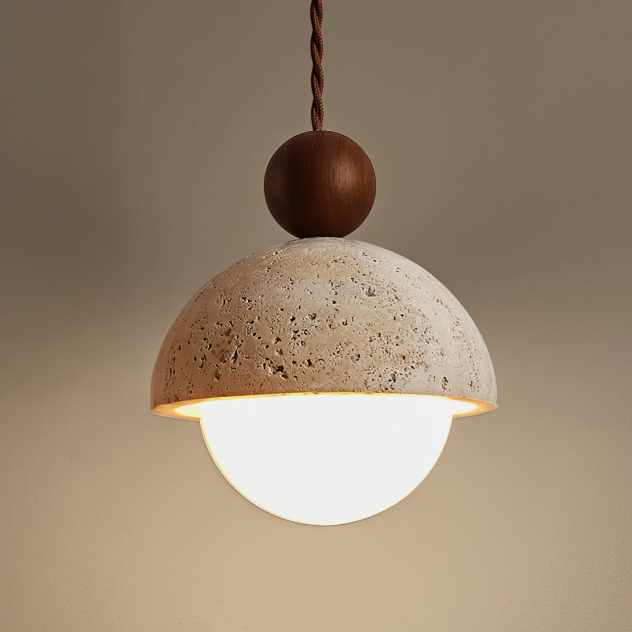 Lampa wisząca kulista Alonek