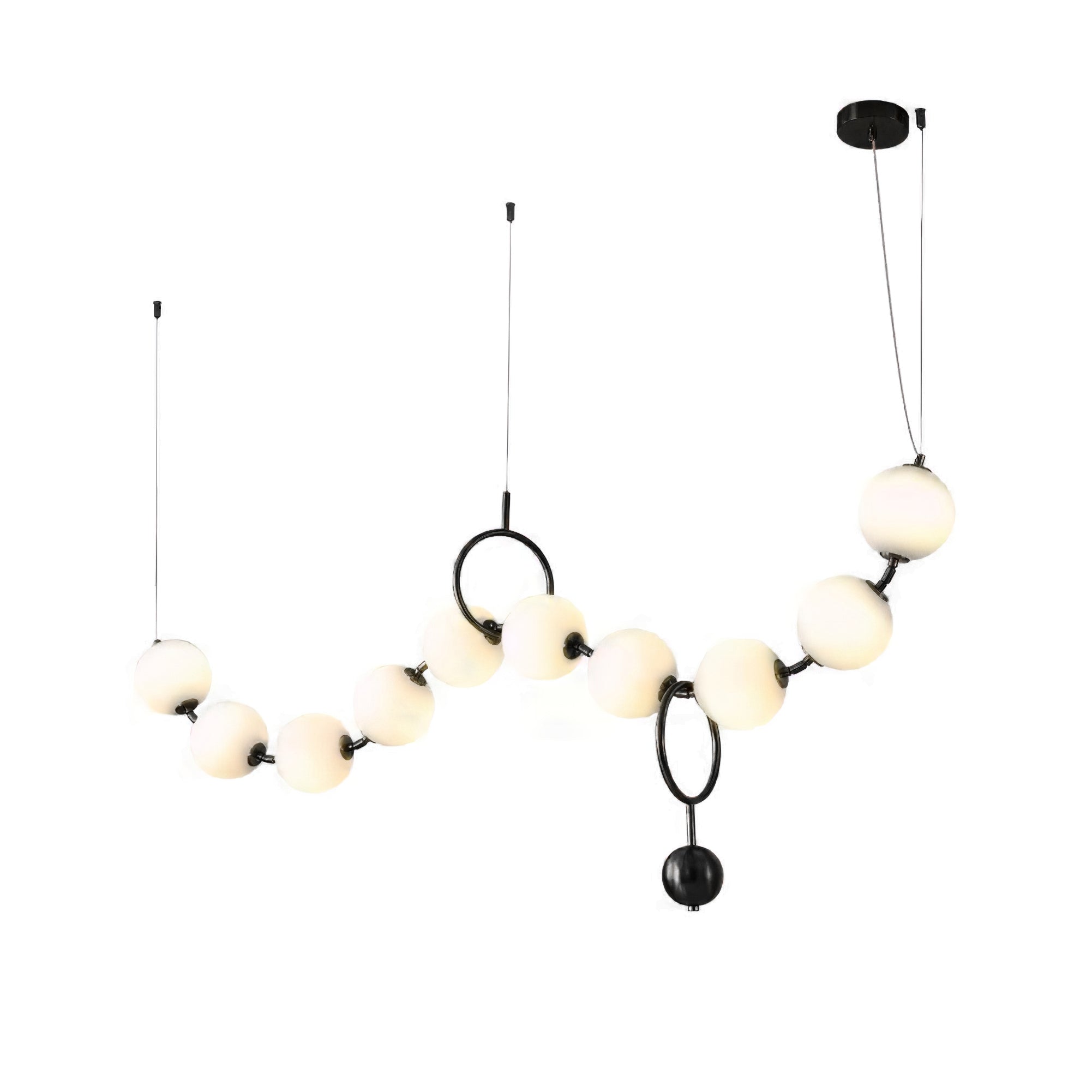 Lampa wisząca kulista Stanaldan