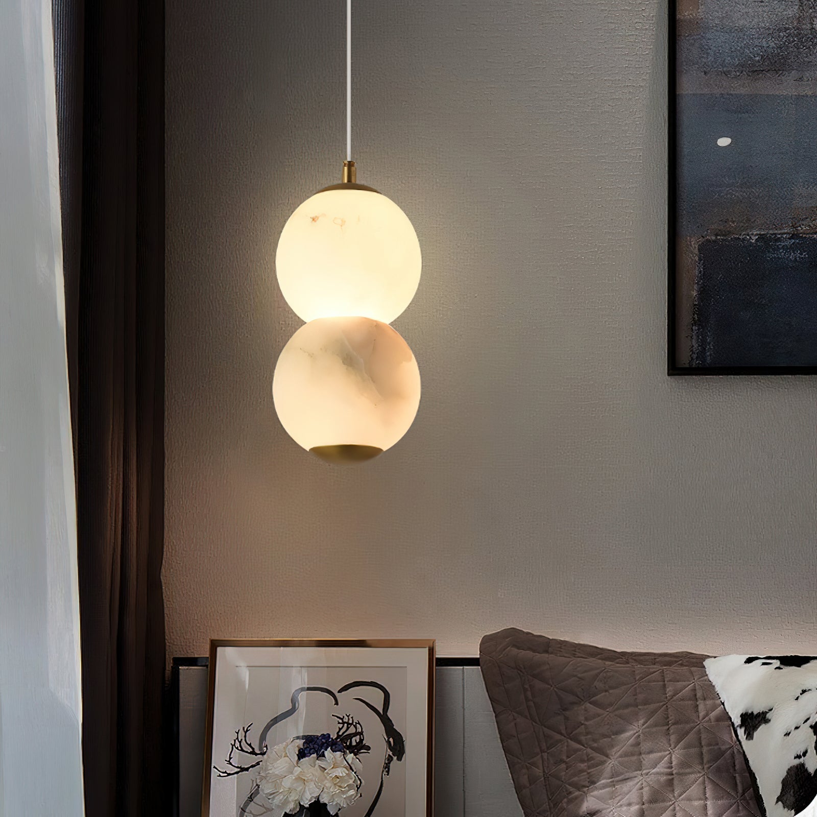 Lampa wisząca kulista Rotorski
