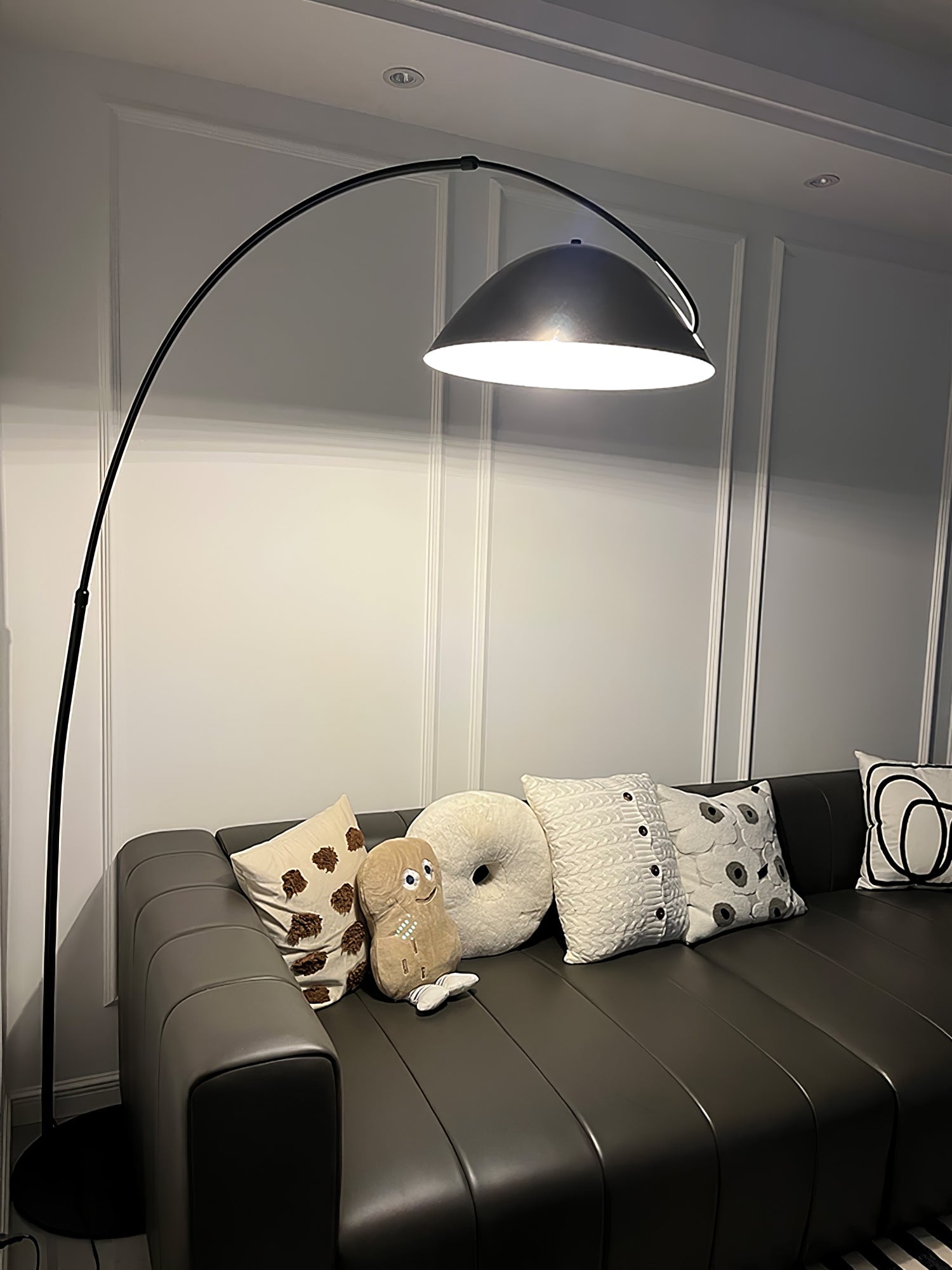 Lampa podłogowa łukowa Stanak