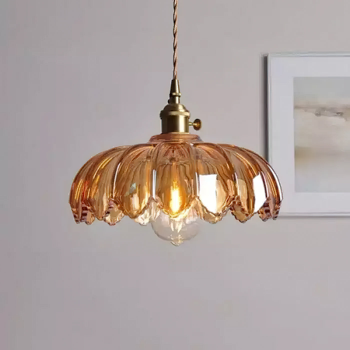 Lampa wisząca retro Branka