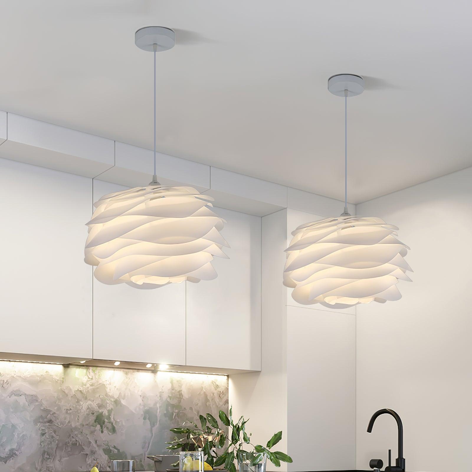 Lampa wisząca kwiatowa Kornrik