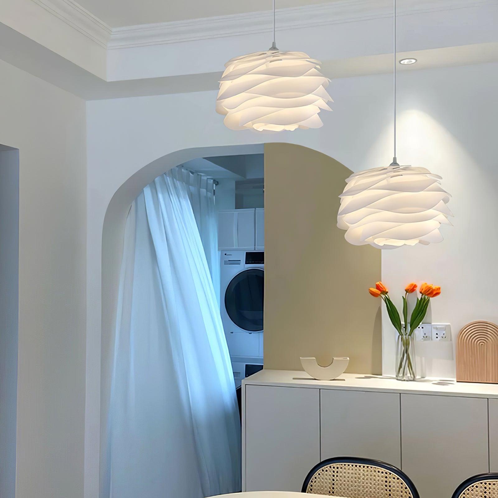 Lampa wisząca kwiatowa Kornrik