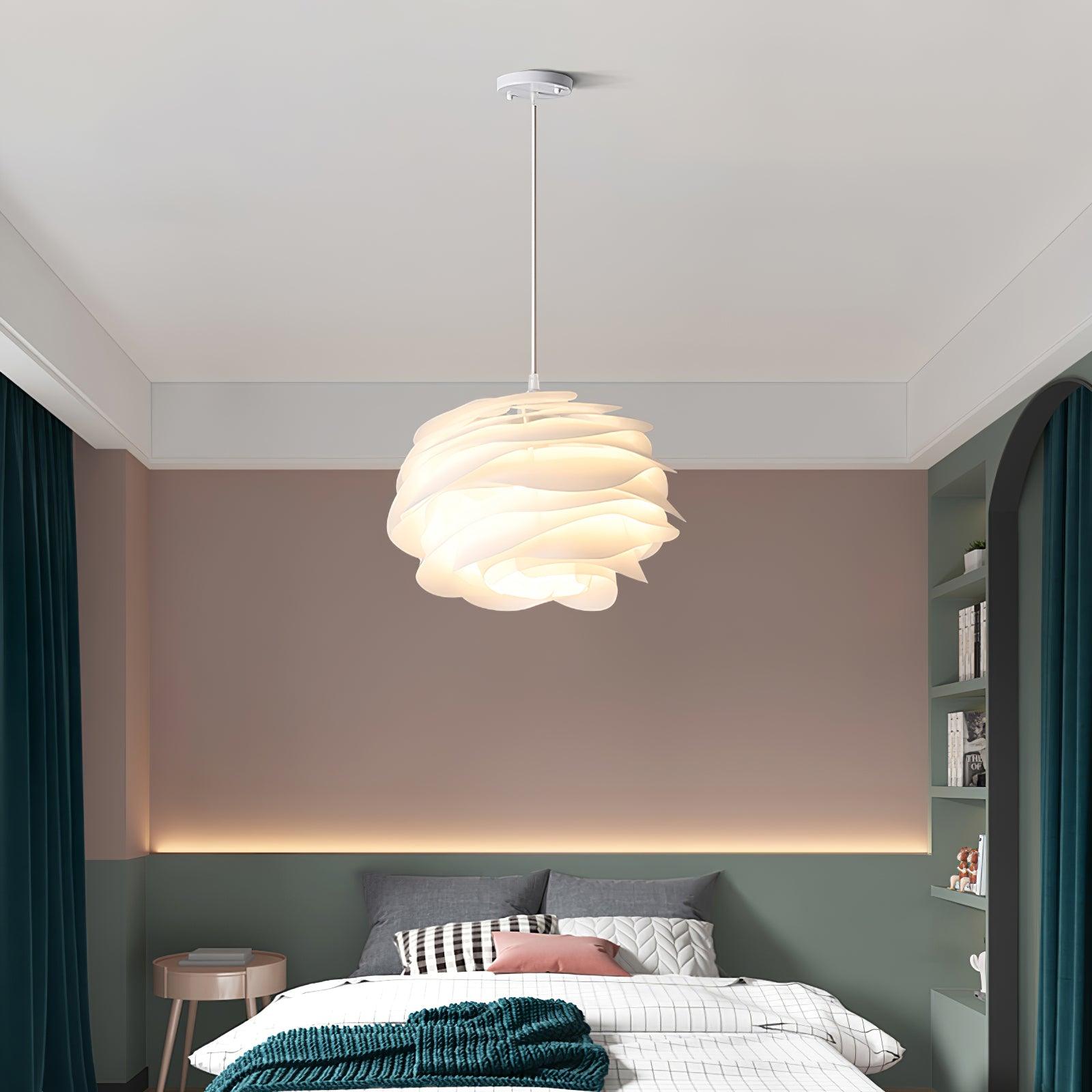 Lampa wisząca kwiatowa Kornrik