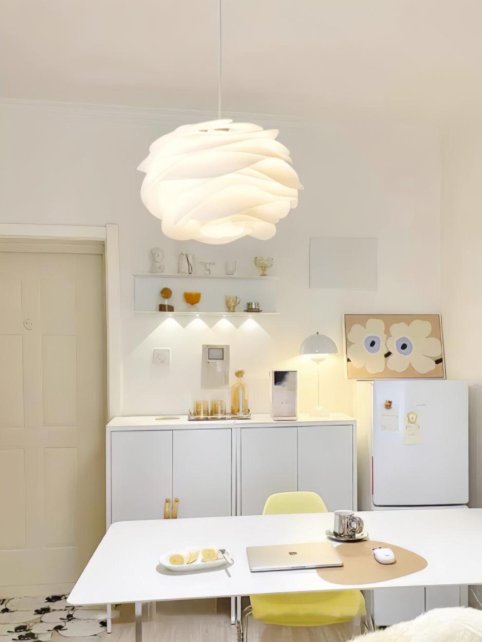 Lampa wisząca kwiatowa Kornrik