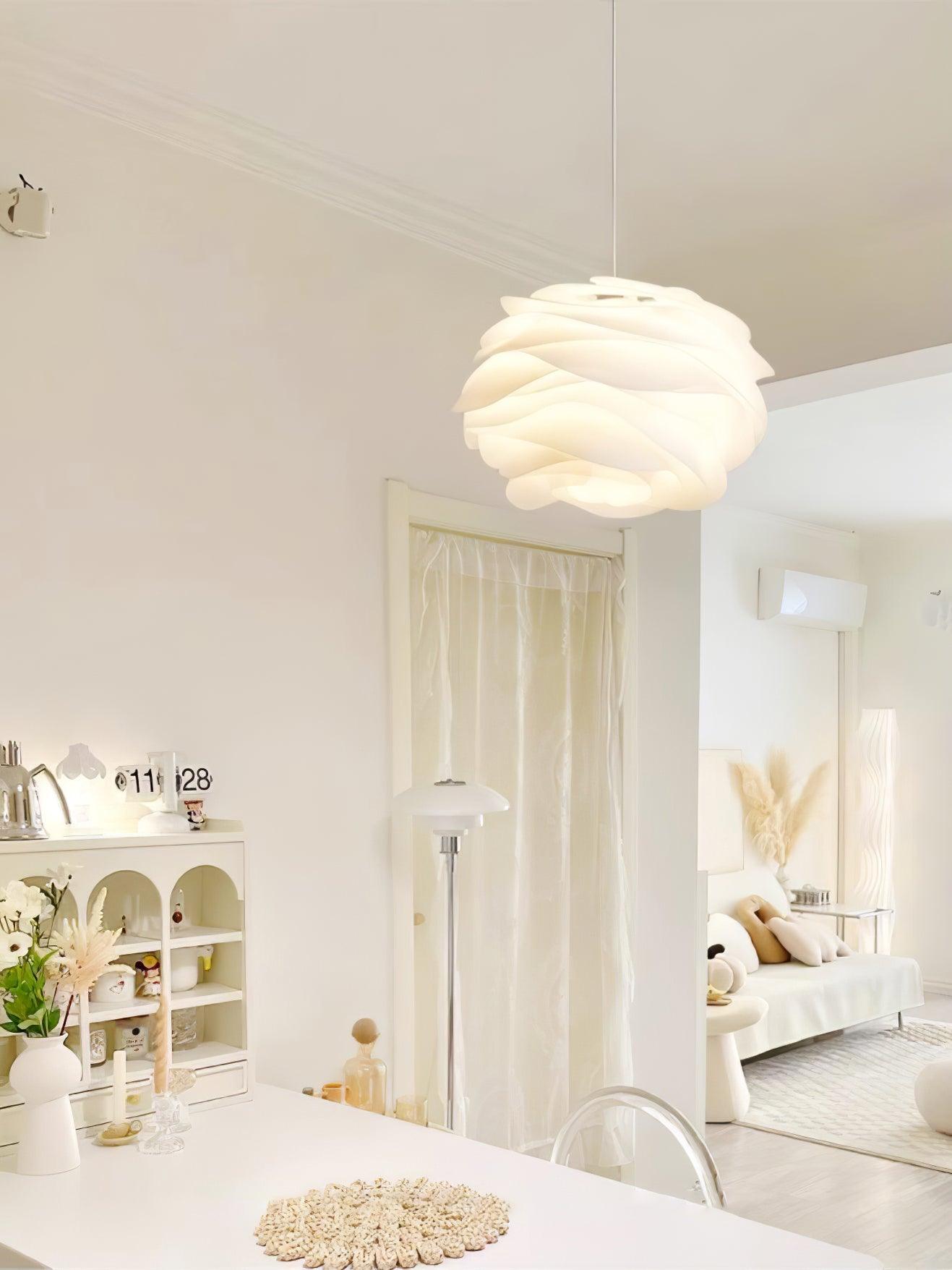 Lampa wisząca kwiatowa Kornrik