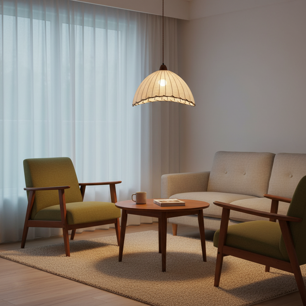 Lampa wisząca ryflowana Emno