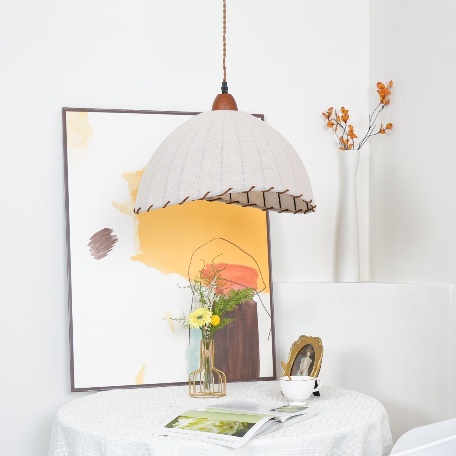 Lampa wisząca ryflowana Emno