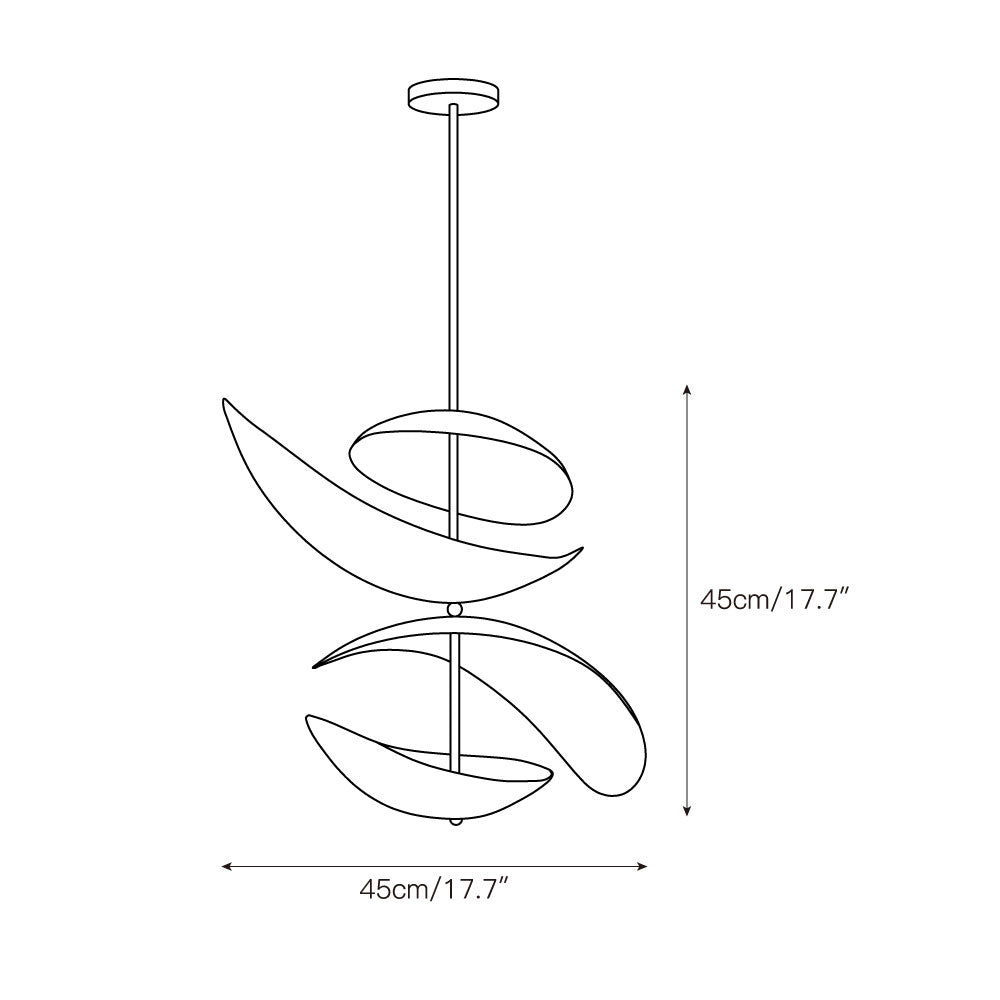 Lampa wisząca rzeźbiarska Selli
