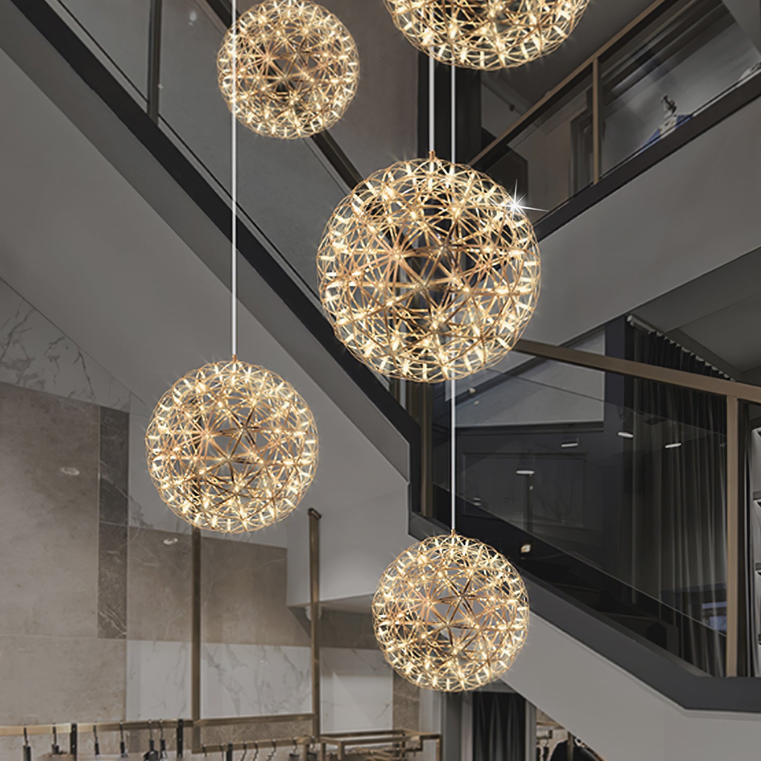 Lampa wisząca kula Hanna