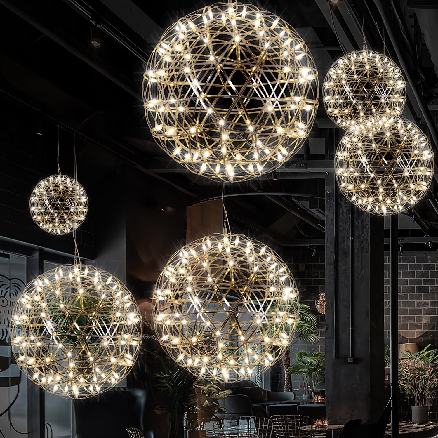 Lampa wisząca kula Hanna