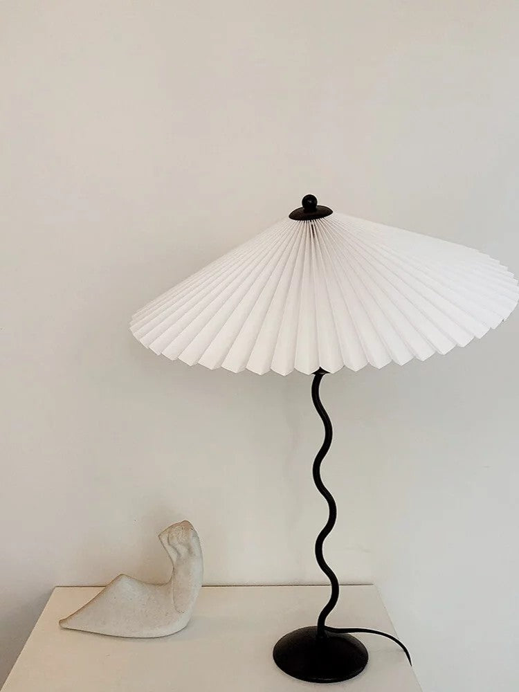 Lampa stołowa falista Rokow