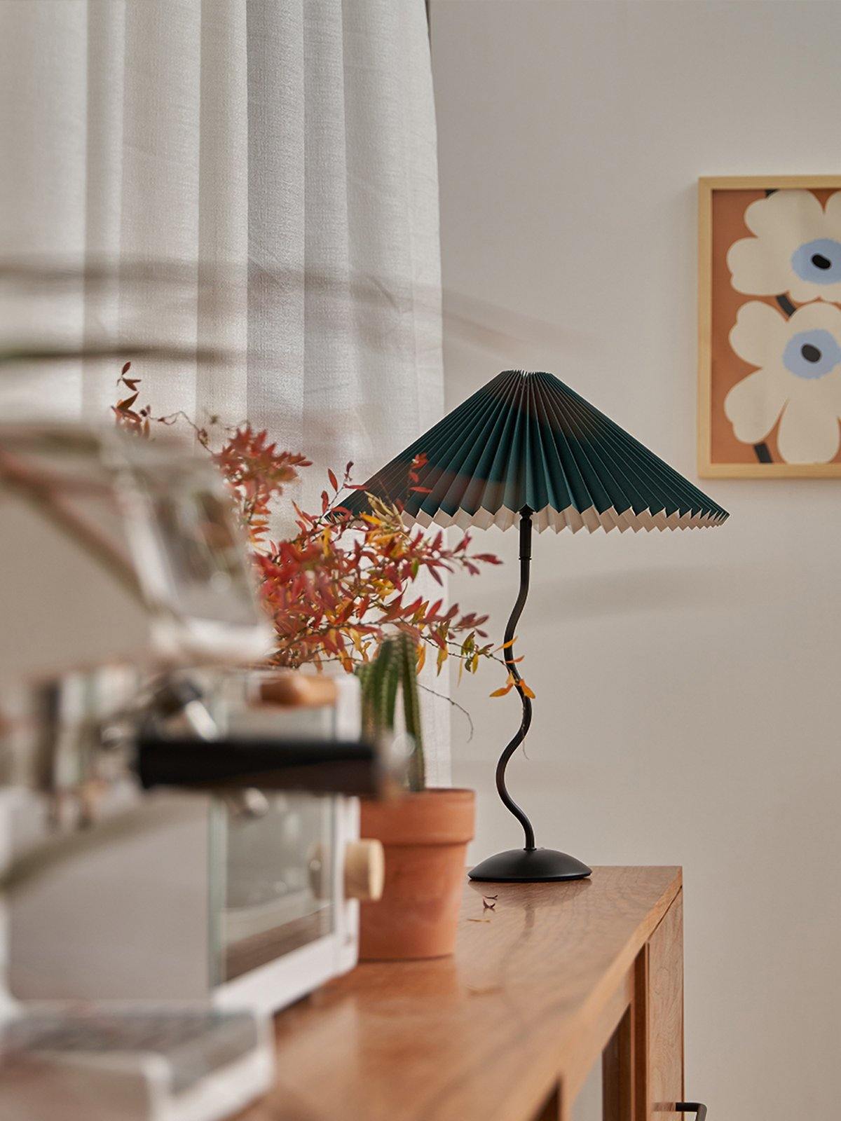 Lampa stołowa falista Rokow