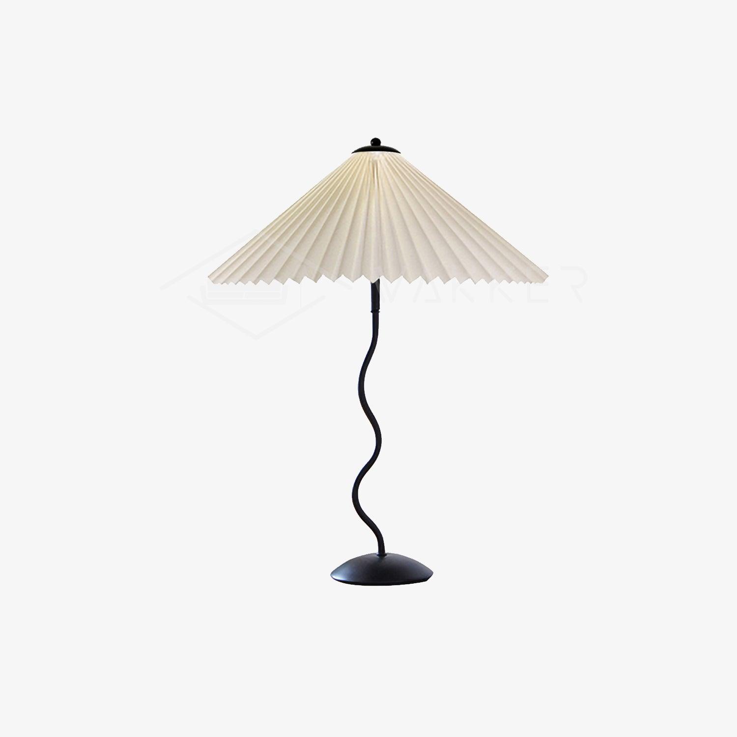 Lampa stołowa falista Rokow
