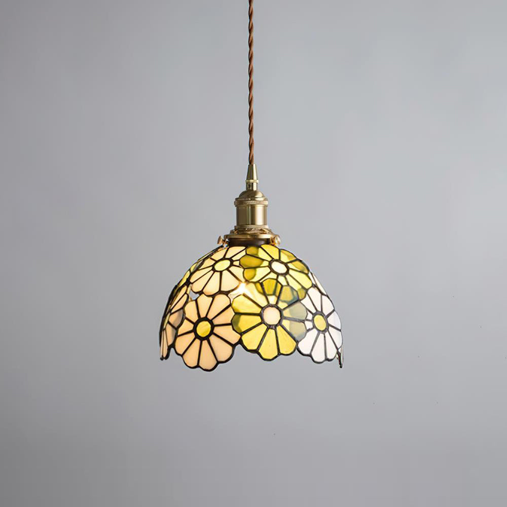 Lampa wisząca kwiatowa Darorow