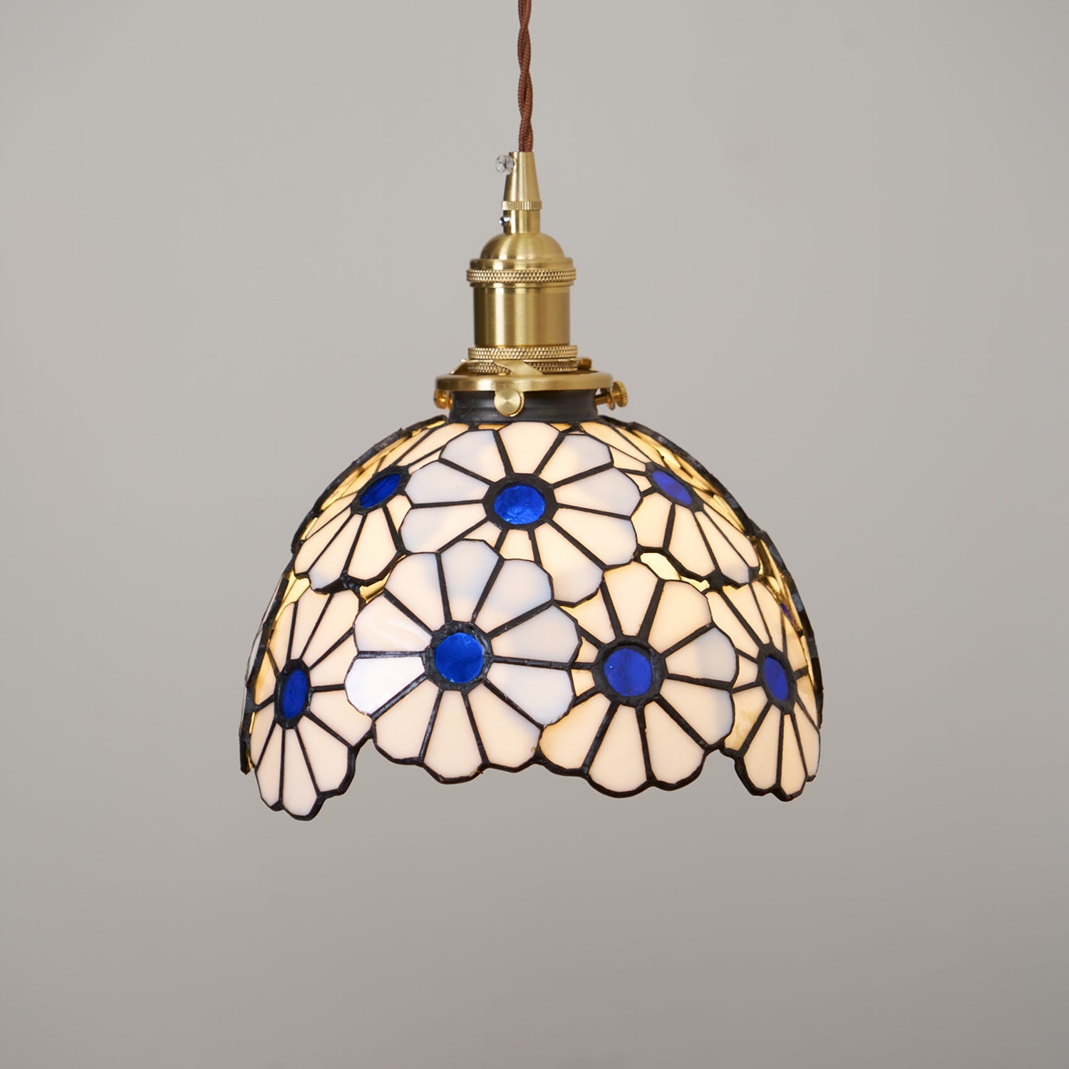 Lampa wisząca kwiatowa Darorow
