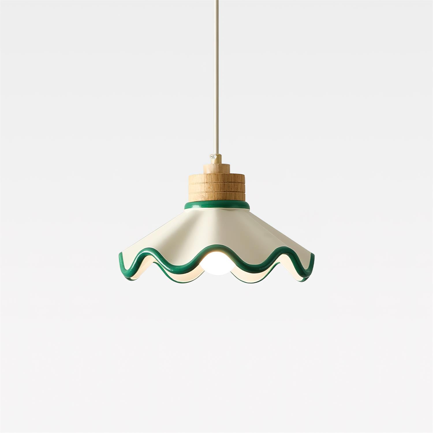 Lampa wisząca falowana Levenel