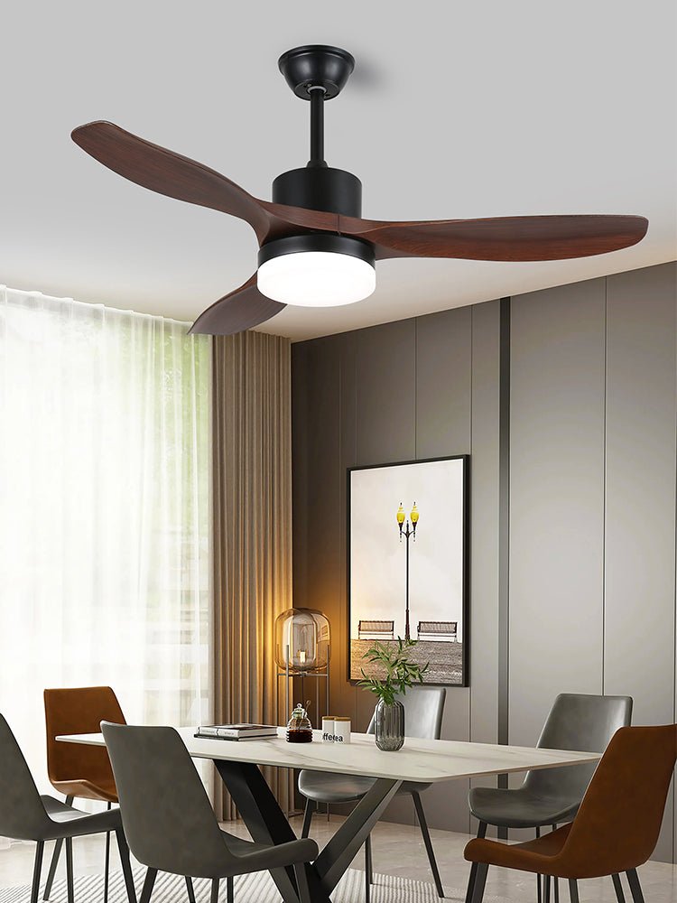 Lampa z wentylatorem sufitowym Sorelza